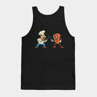 Chef vs Steak Tank Top